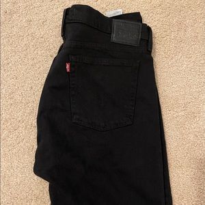 Levi’s Black Wedgie Straight Jeans